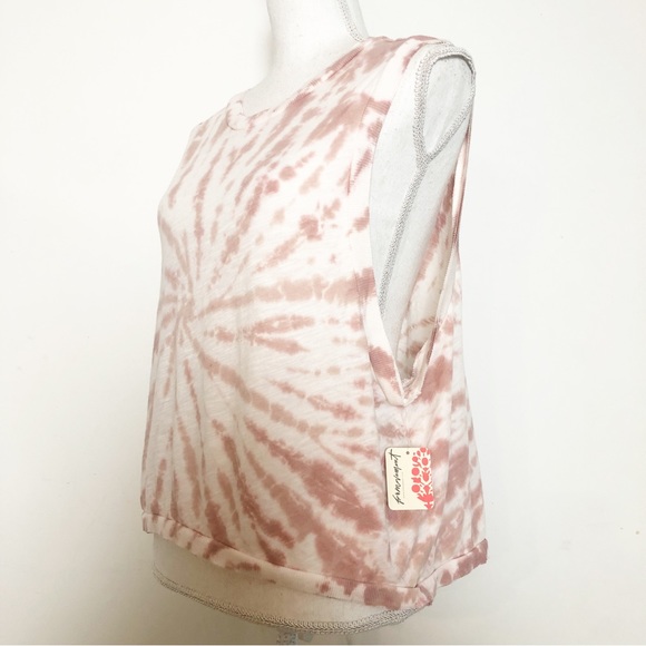 NWT FREE PEOPLE Love Tank Tie Dye in Fireside Combo Size Medium - Picture 6 of 16